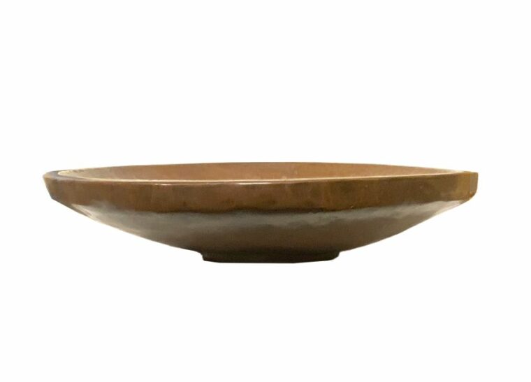 Vintage Oversized Wooden Bowl