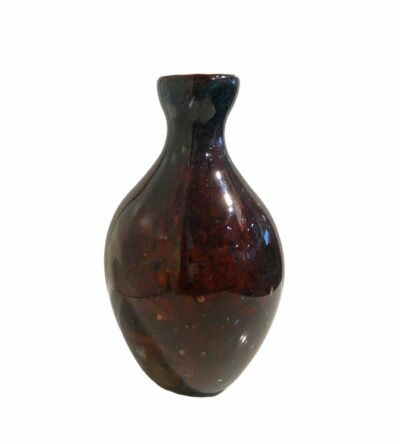 Vintage Mottled Red Murano Vase