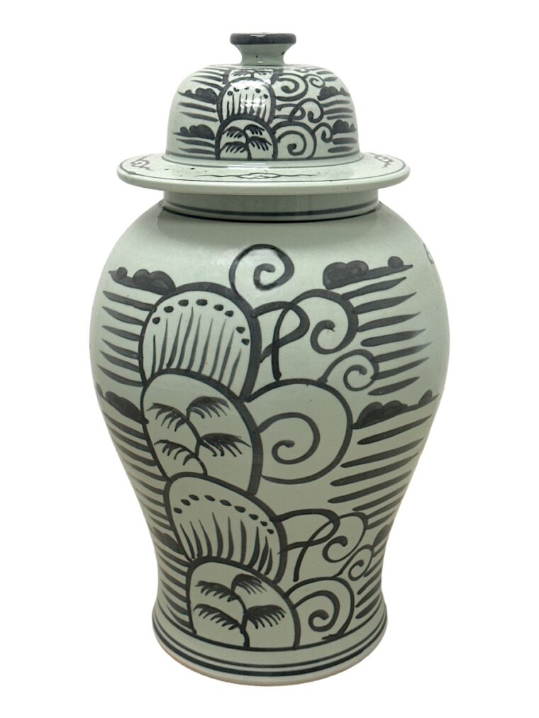 Lidded Ceramic Ginger Jar