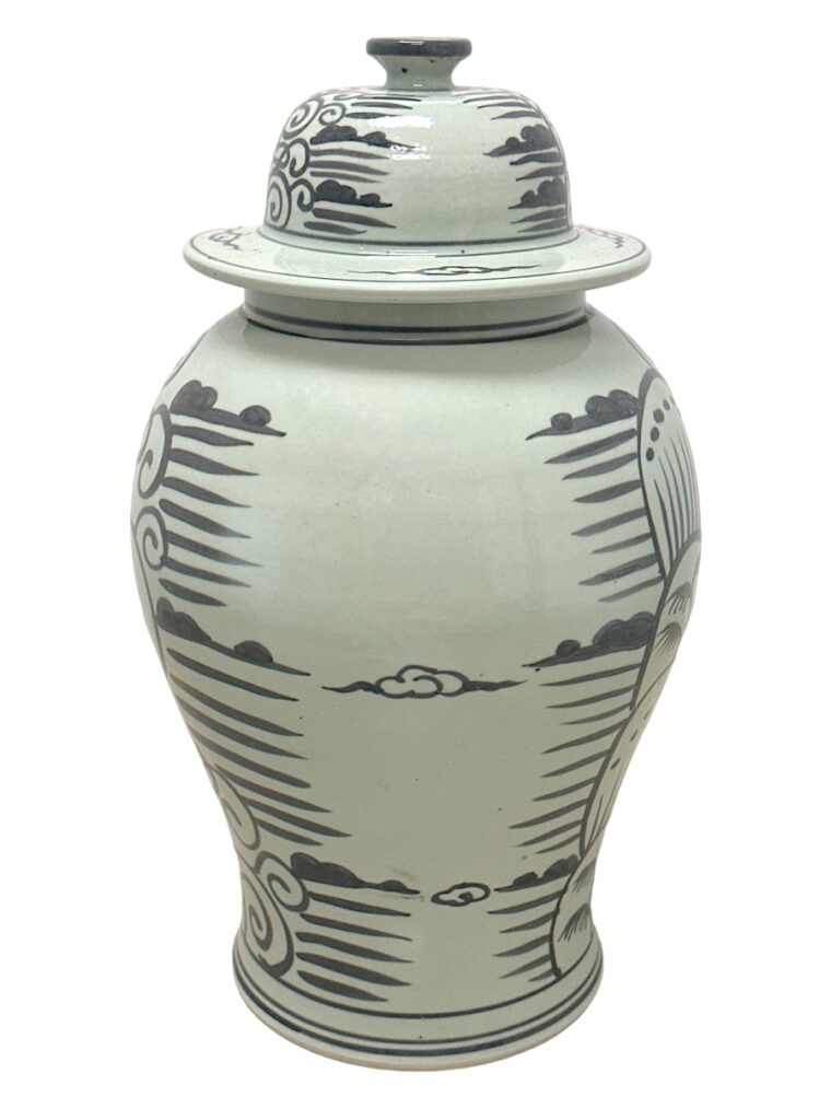 Lidded Ceramic Ginger Jar