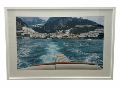 Dive In Positano Original Photography in White Frame