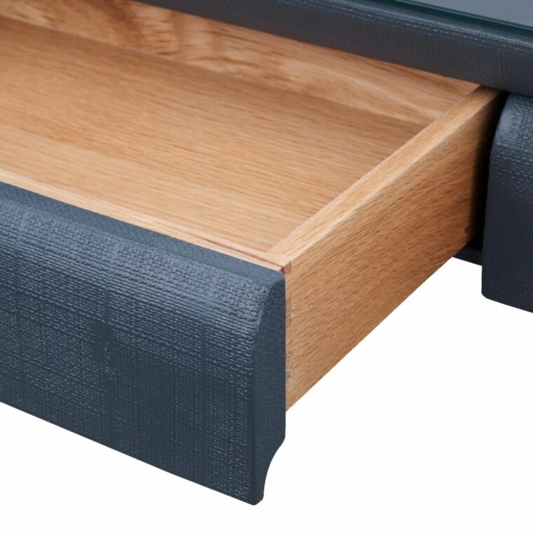 Lacquered Linen Game Table with Chow Feet