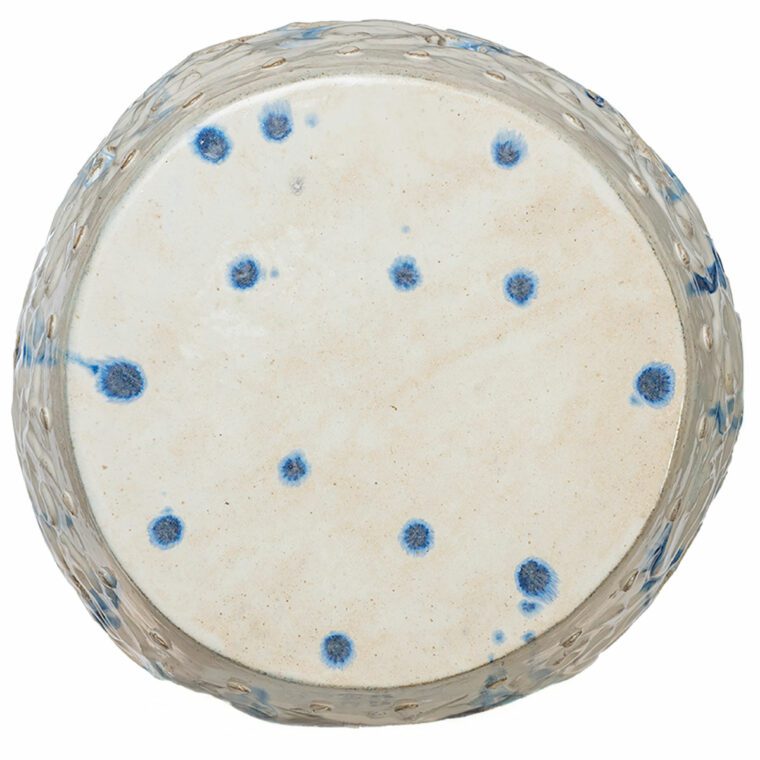 Blue and White Cloud Stool