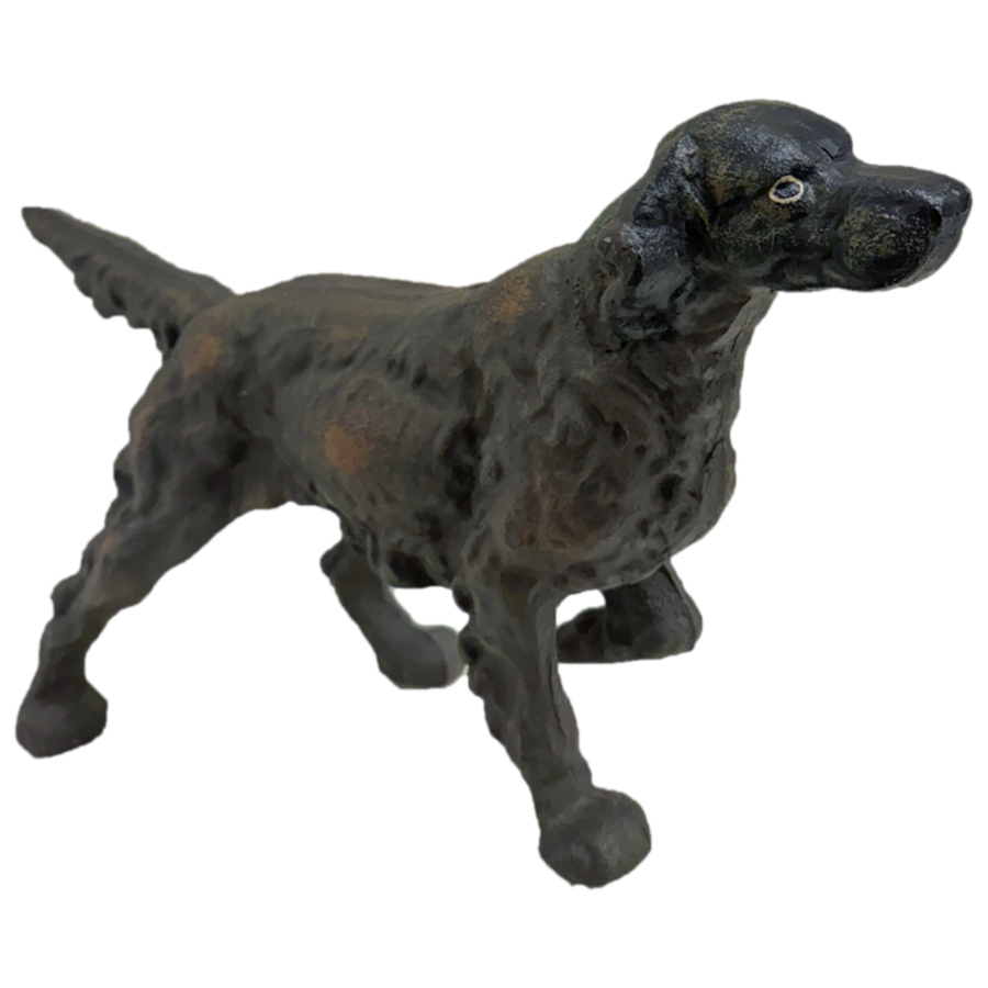 Vintage Cast Iron Dog Doorstop - Mecox Gardens