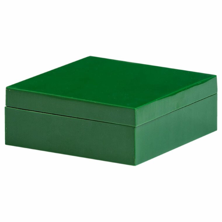 Small Green Resin Box