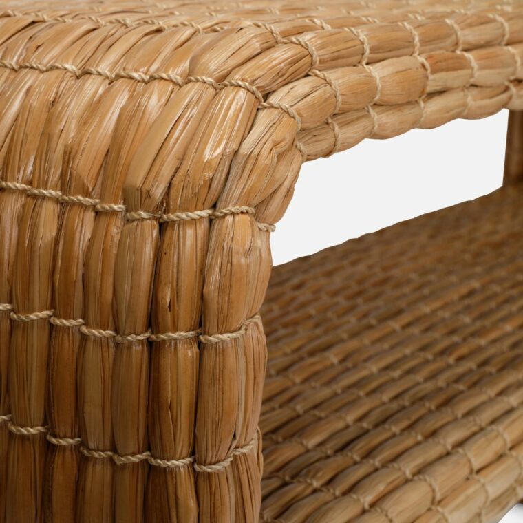 Charly Seagrass Woven Console Table