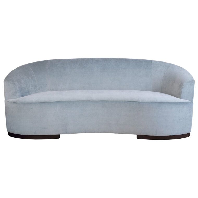 Alana Sofa in Seaglass Chenille Velvet