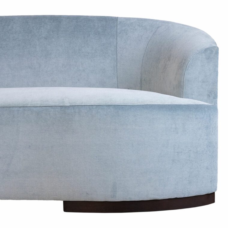 Alana Sofa in Seaglass Chenille Velvet