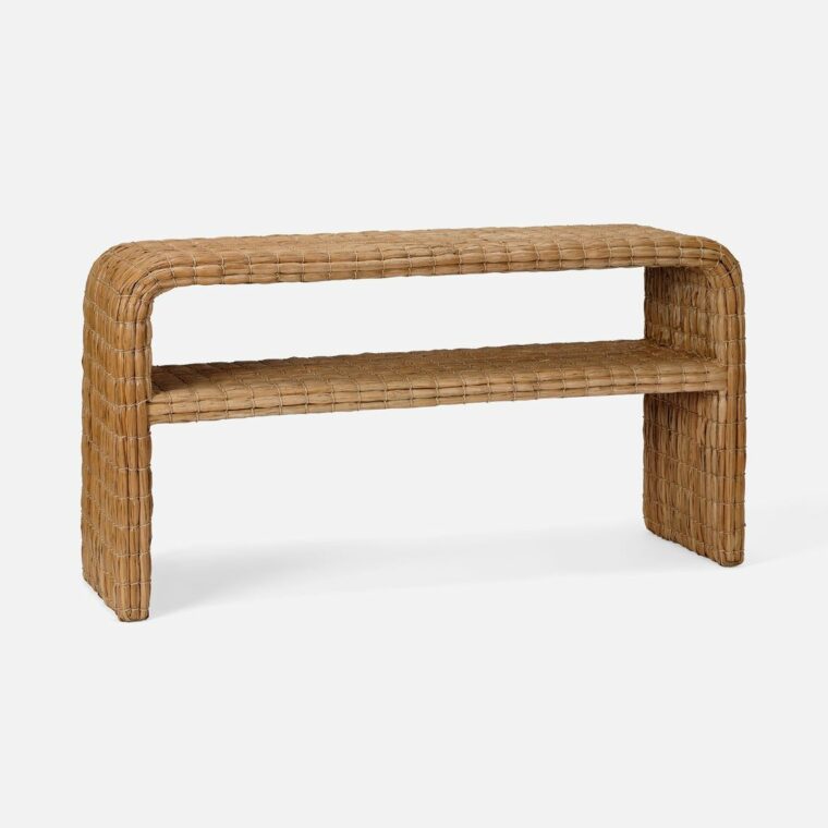 Charly Seagrass Woven Console Table