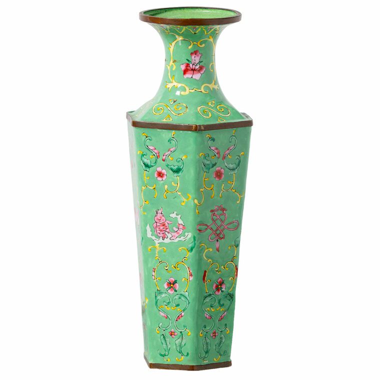 Antique Chinese Enameled Vase