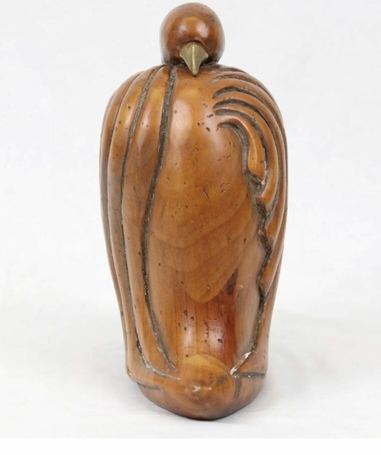 Vintage Spanish Modernist Bird Sculpture