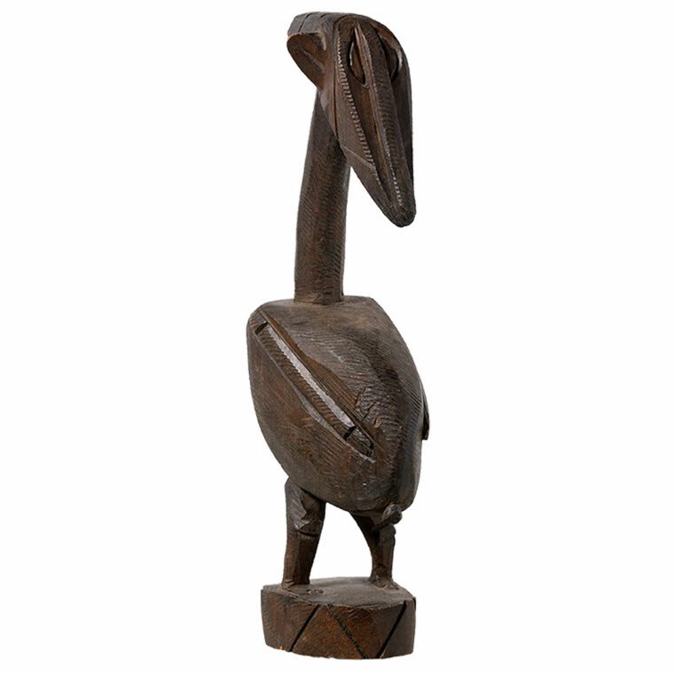 Vintage Hand Carved African Figure - Image 4