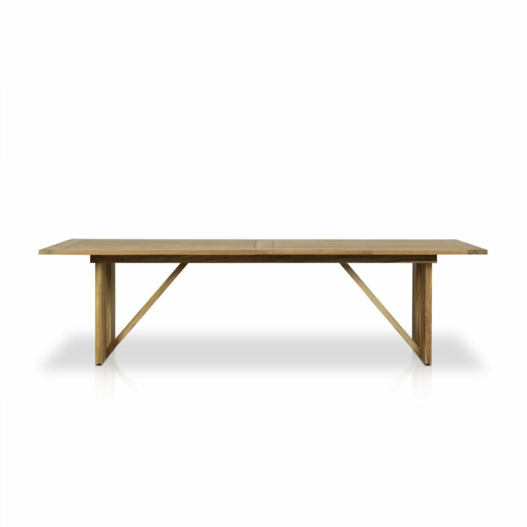 Ander Outdoor Teak Dining Table - Image 2