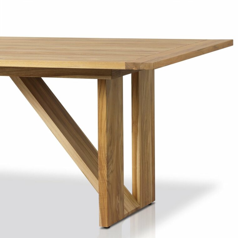 Ander Outdoor Teak Dining Table - Image 5