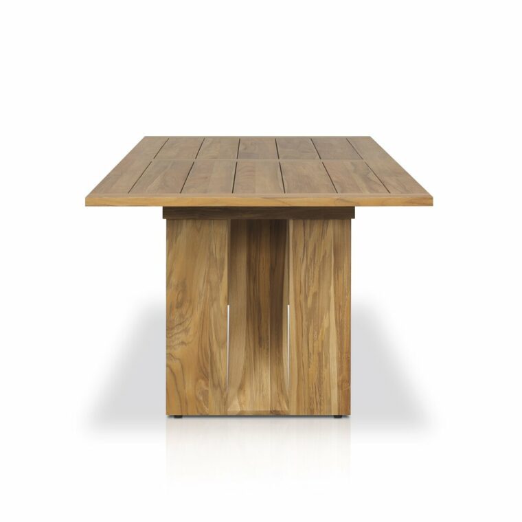 Ander Outdoor Teak Dining Table - Image 3