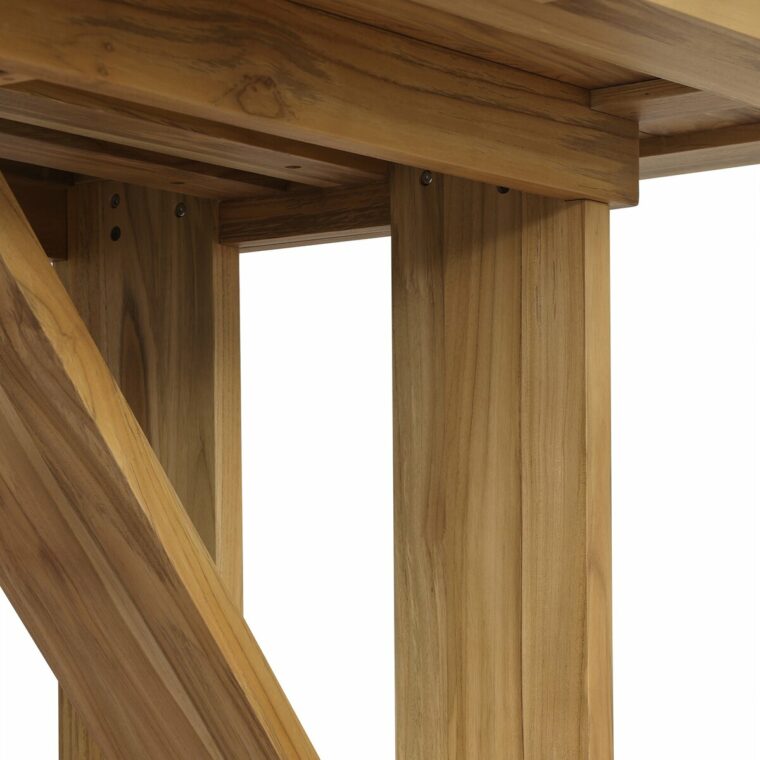 Ander Outdoor Teak Dining Table - Image 8