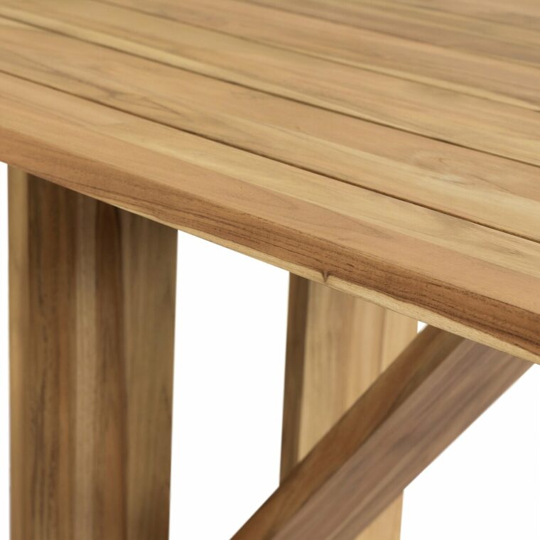 Ander Outdoor Teak Dining Table - Image 9