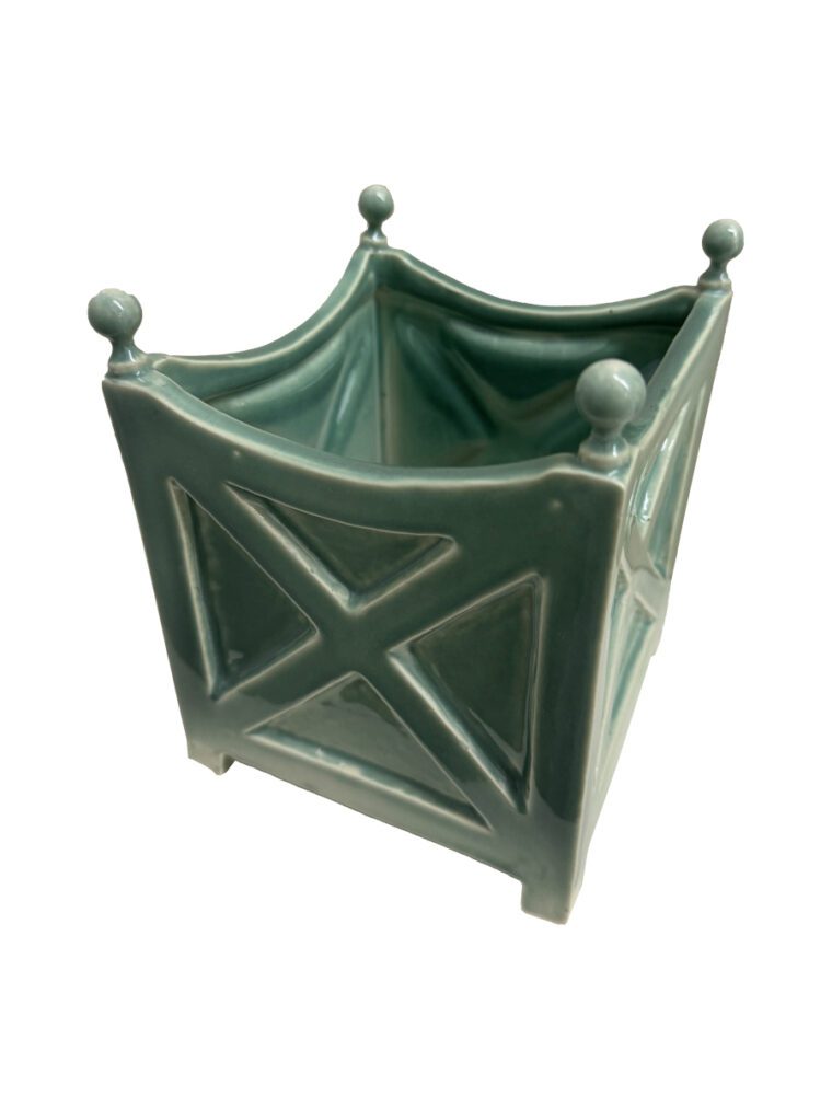 Small Ceramic X Planter  - Image 2
