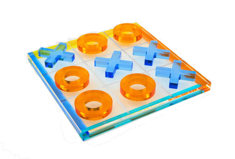 Multicolor Acrylic Tic-Tac-Toe Set