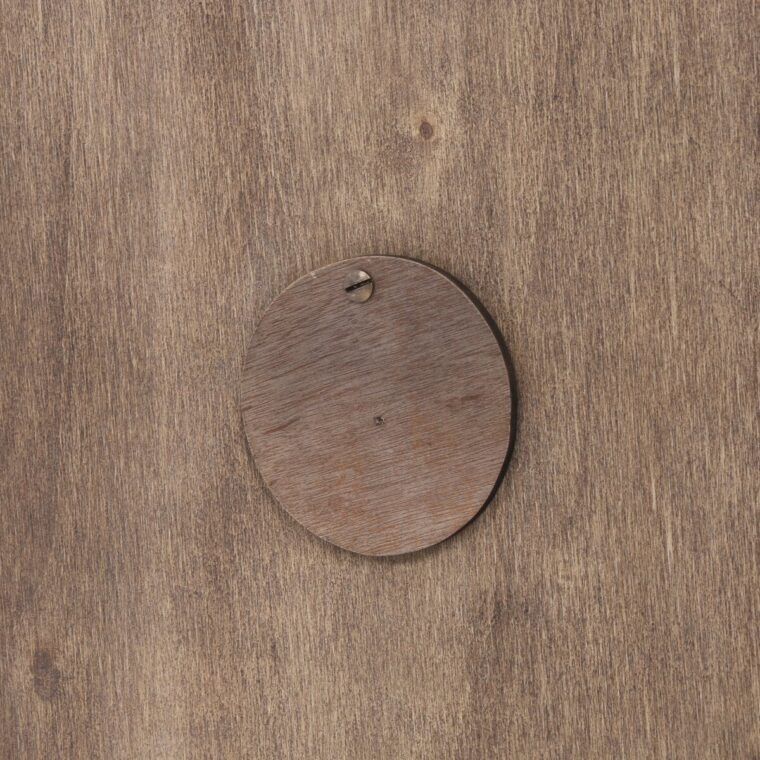 Four Door Brass and Walnut Buffet - Image 11
