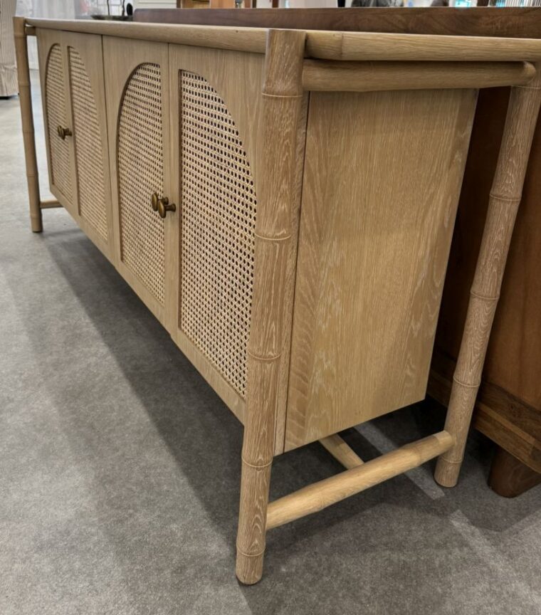 Oak Wood 4 Door Cabinet - Image 13