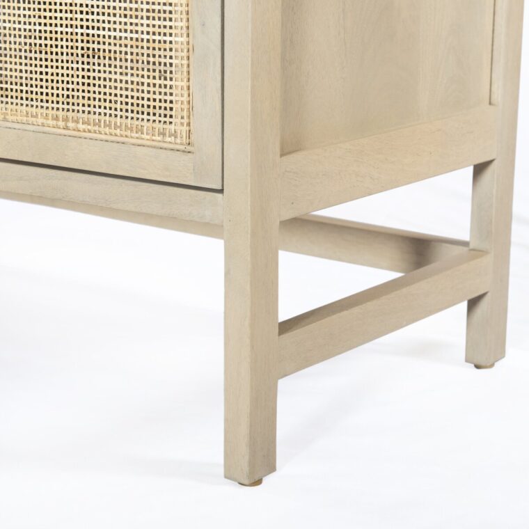 Mango Wood Sideboard with Cane Doors - Image 9