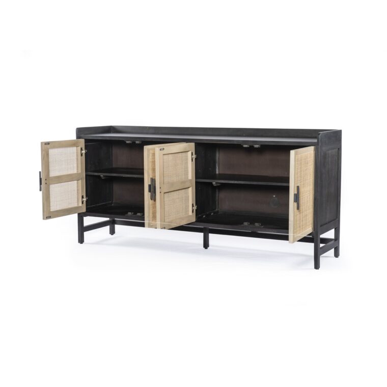 Mango Wood Sideboard with Cane Doors - Image 14