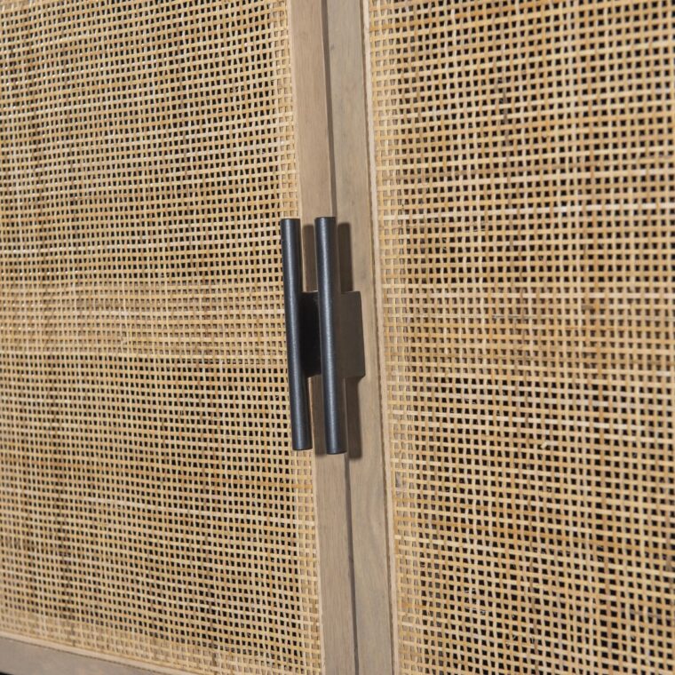 Mango Wood Sideboard with Cane Doors - Image 18