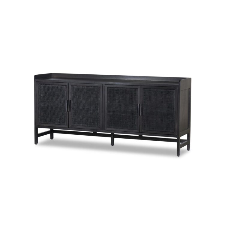 Mango Wood Sideboard with Cane Doors - Image 24