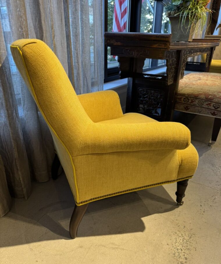 Citrine Rolled Arm Chair - Image 5