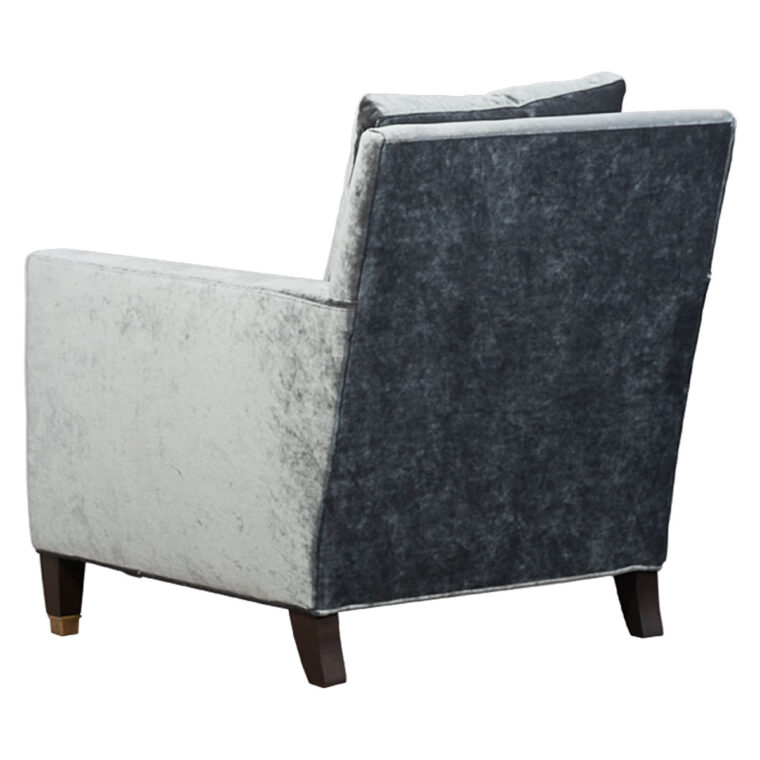 Bellamy Upholstered Chair with Brass Feet - Image 4