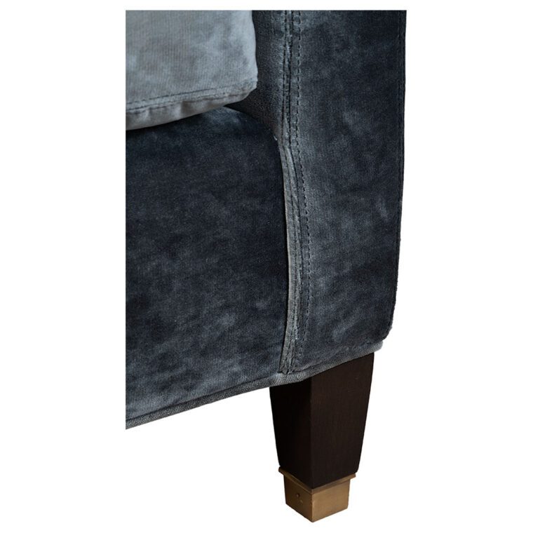 Bellamy Upholstered Chair with Brass Feet - Image 6