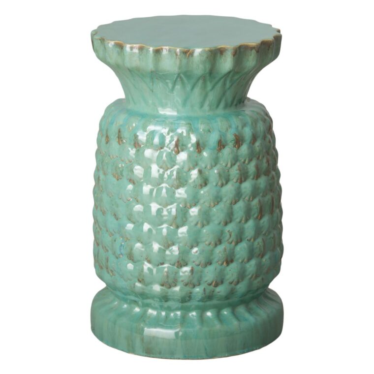 Pineapple Ceramic Garden Stool