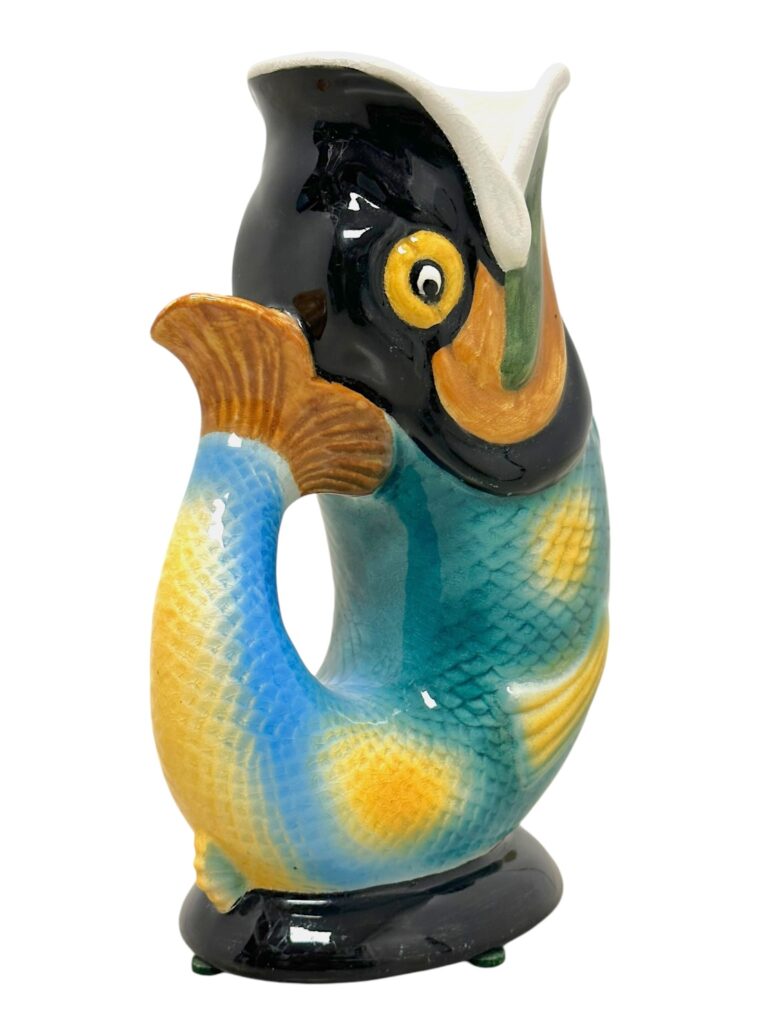 Mid-Century Ceramic Fish Vase - Image 3