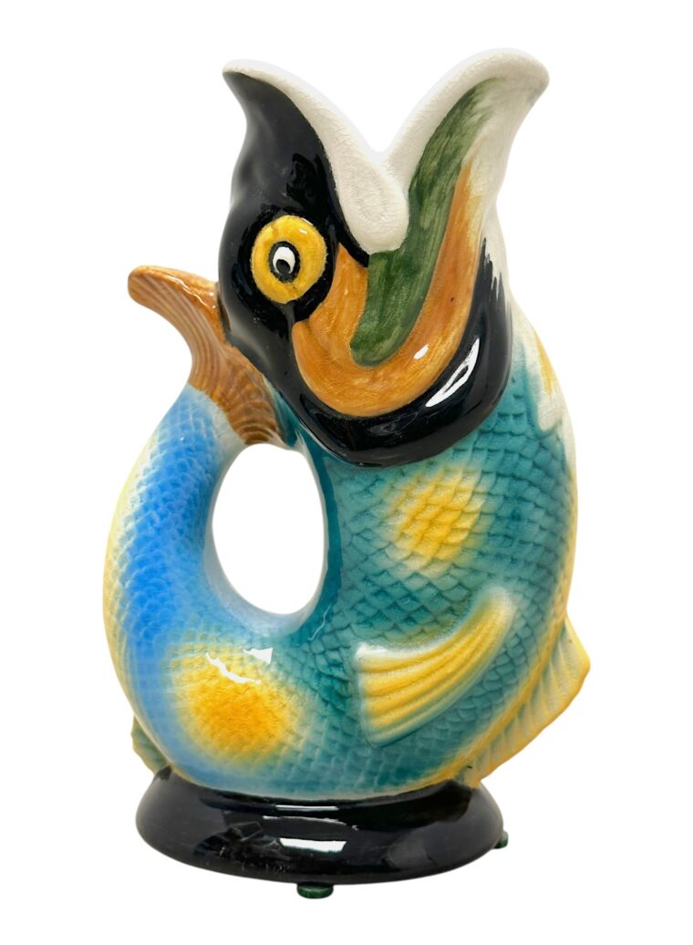 Mid-Century Ceramic Fish Vase - Image 2