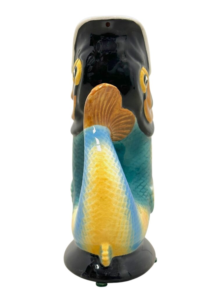 Mid-Century Ceramic Fish Vase - Image 4