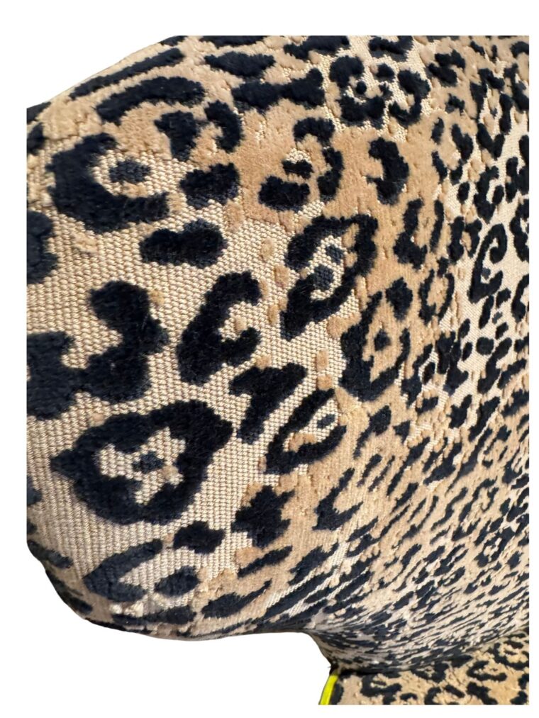 Hourglass Animal Print Chair with Kiwi Welt - Image 5