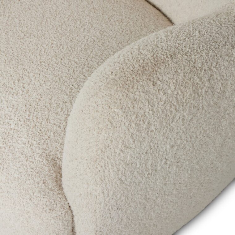 Plush Ivory Swivel Chair - Image 7