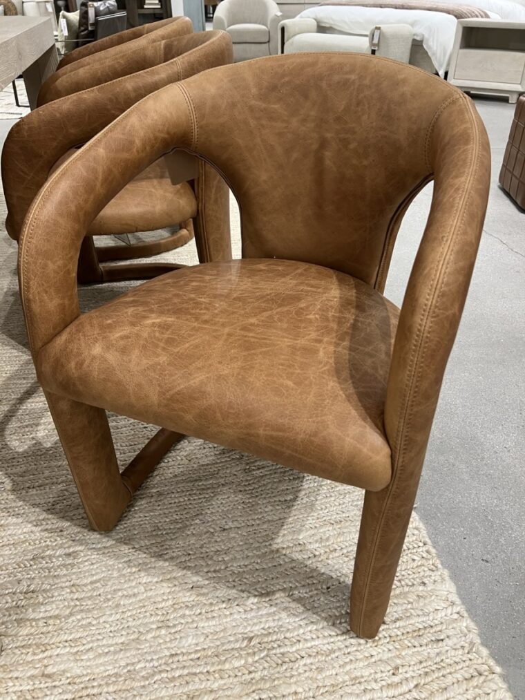 Highlands Modern Leather Dining Chair - Image 16