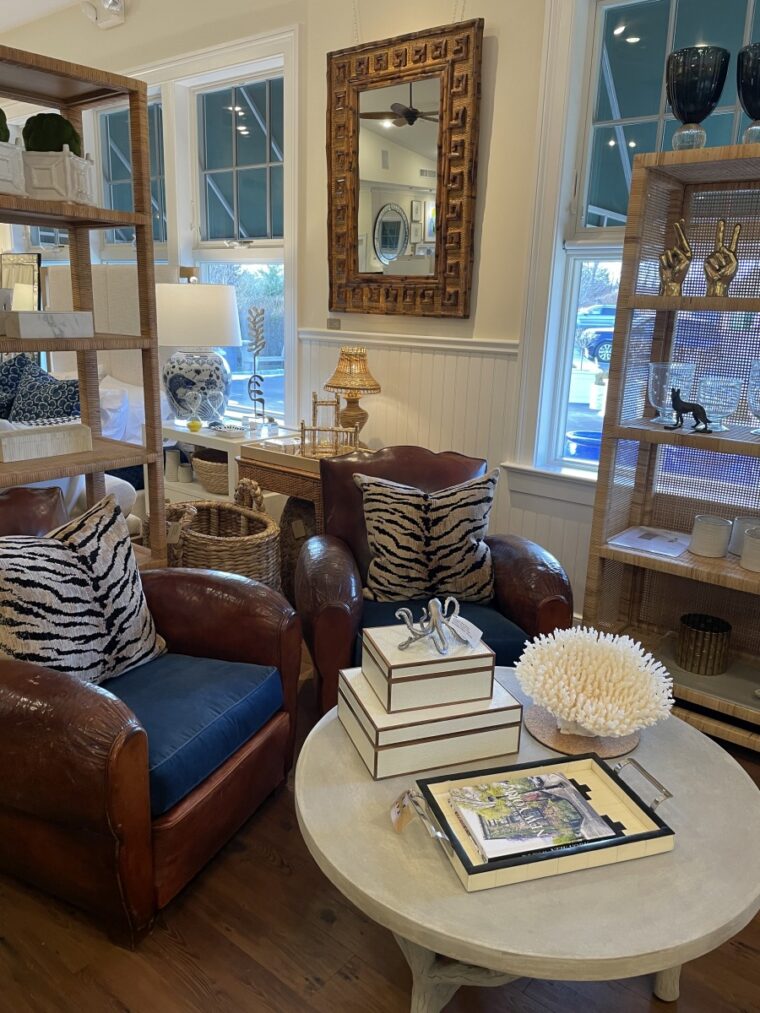 Greek Key Mirror in Antiqued Tortoise Rattan - Image 5