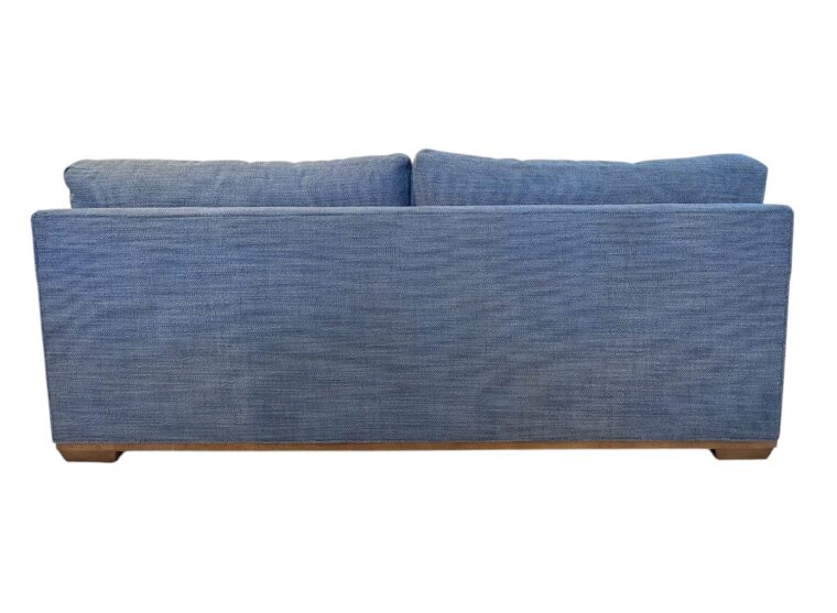 Apartment Sofa in Blue Upholstery - Image 3