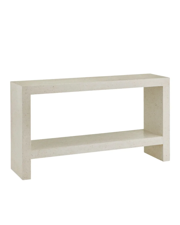 Ivory Terrazzo Console Table