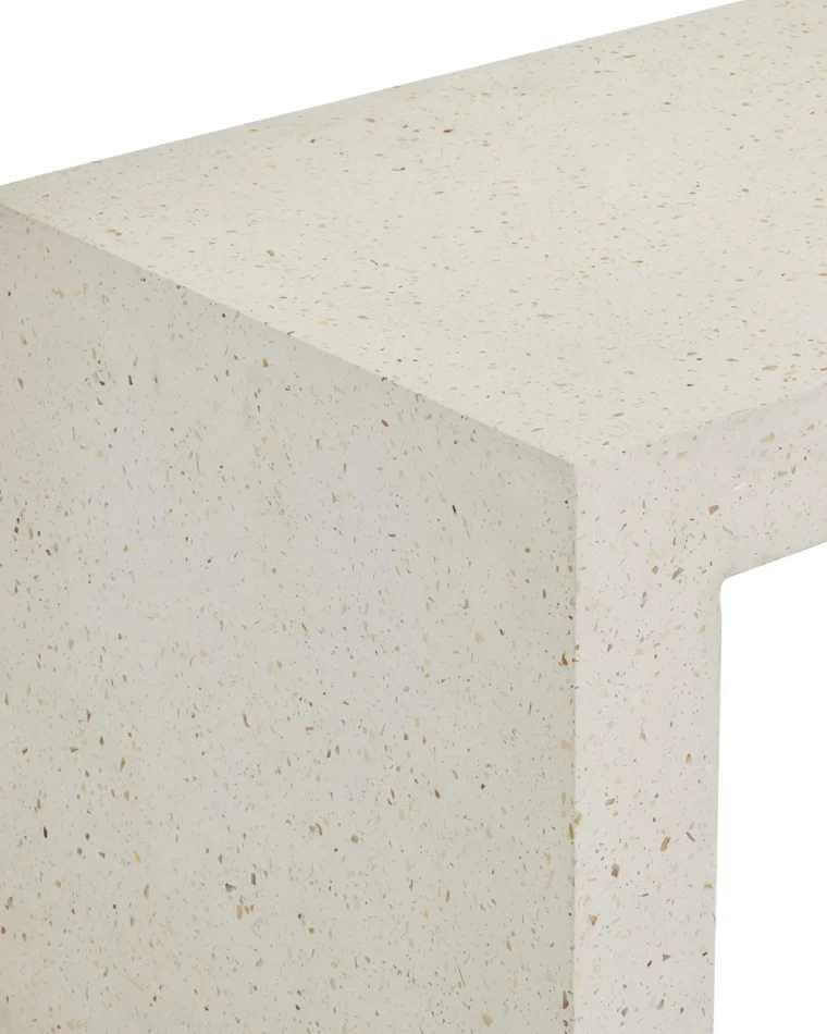 Ivory Terrazzo Console Table - Image 4