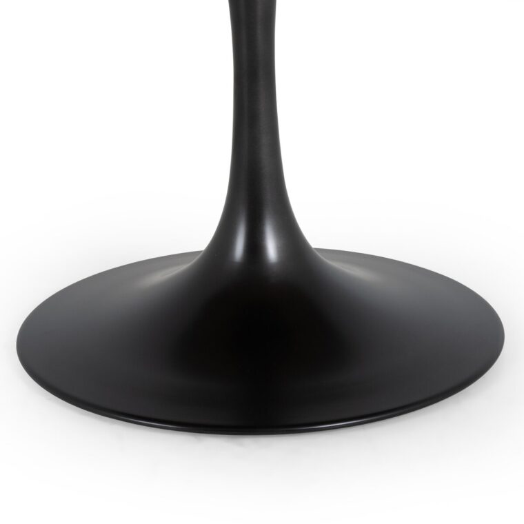 42" Round Powell Marble and Iron Dining Table - Image 2