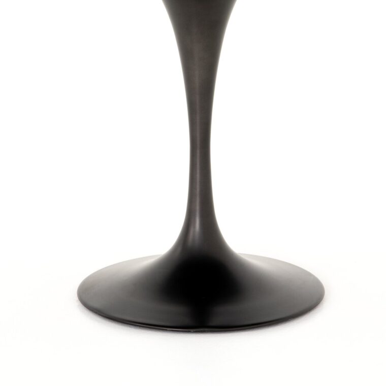 42" Round Powell Marble and Iron Dining Table - Image 7