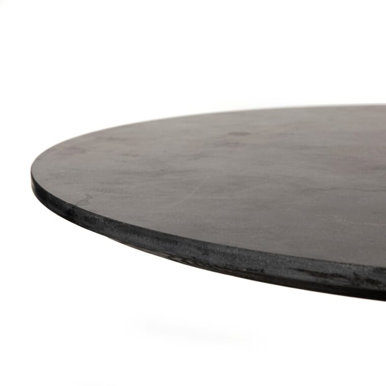 42" Round Powell Marble and Iron Dining Table - Image 10