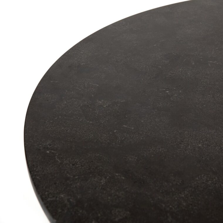 42" Round Powell Marble and Iron Dining Table - Image 11
