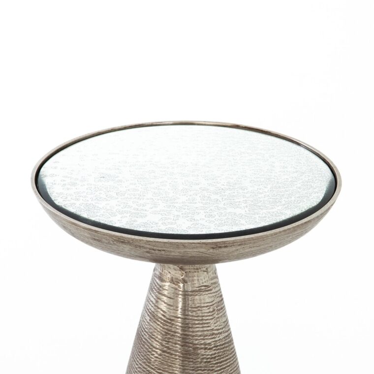 Mod Pedestal Table with Mirrored Top - Image 6