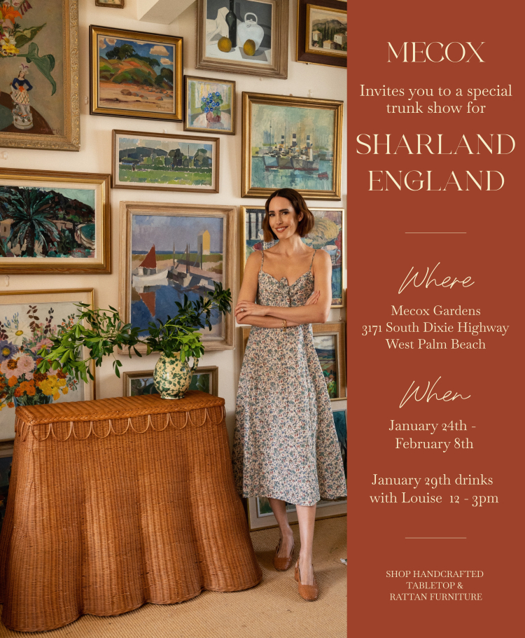 Sharland England at Mecox Palm Beach