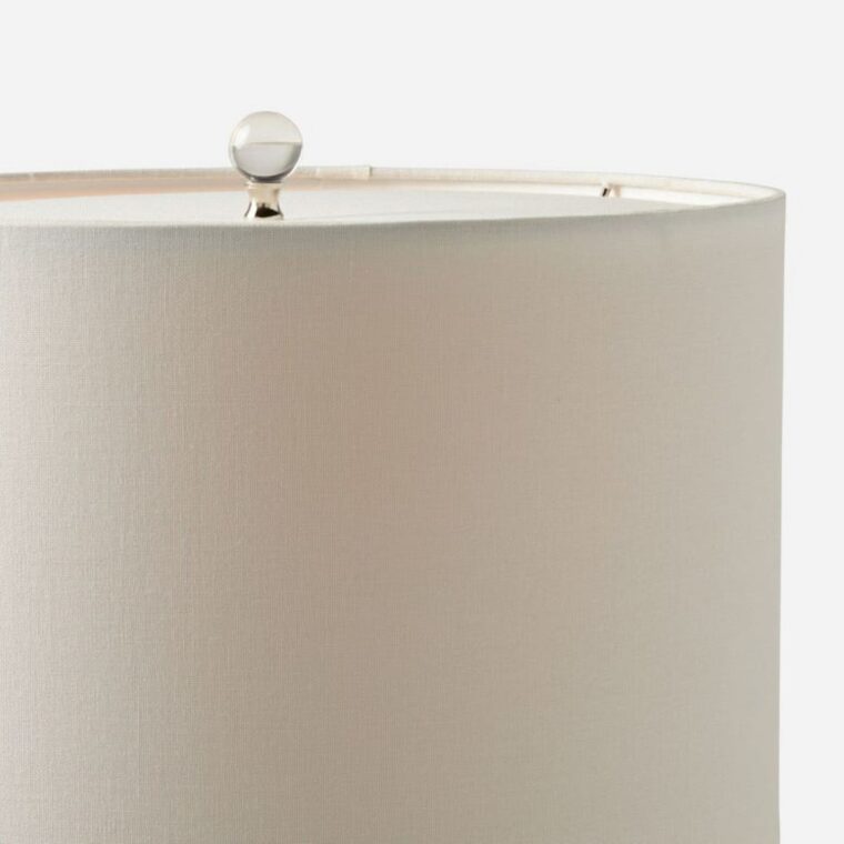 Aziah Blue and White Ceramic Table Lamp - Image 5